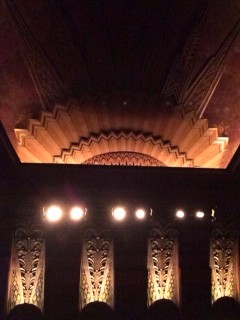 The ceiling of the Wiltern Theatre