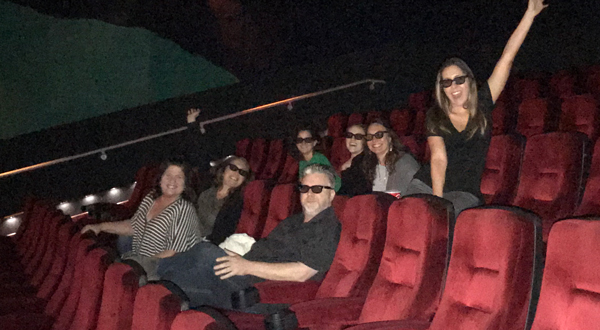 Photo of the DDS at the movies